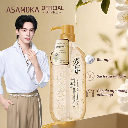 ASAMOKA Lily Amino Acid Petal Body Wash